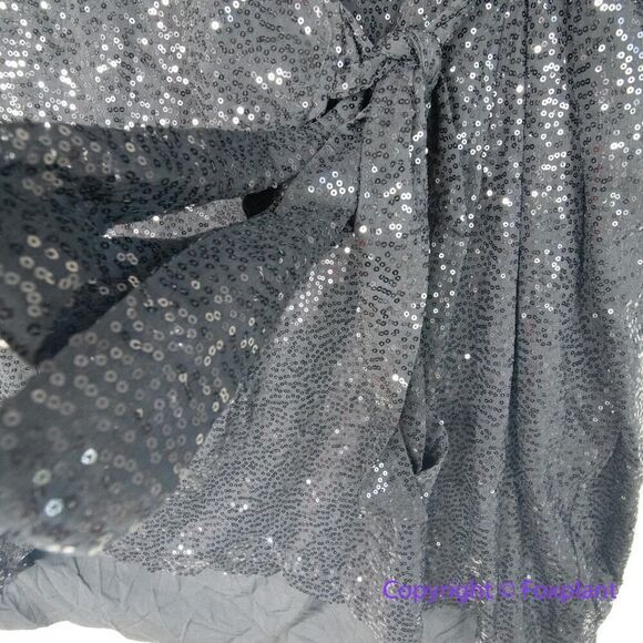 New! City Chic Nadia Dress sequin‎ long sleeve black, plus size 24 - Picture 7 of 15